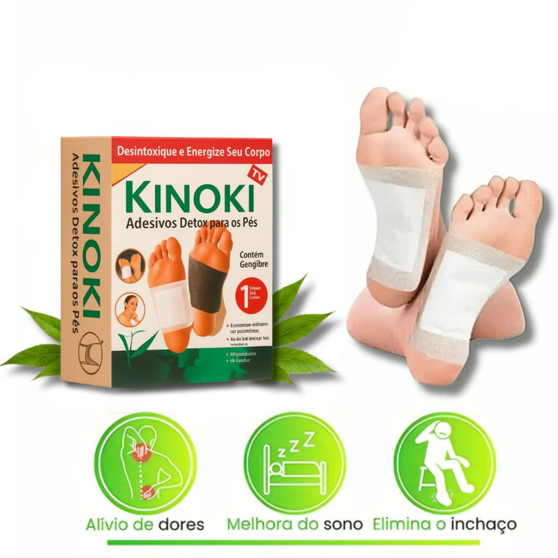 Kit 5 Kinoki Detox  - Alívio Profundo e Vitalidade Imediata