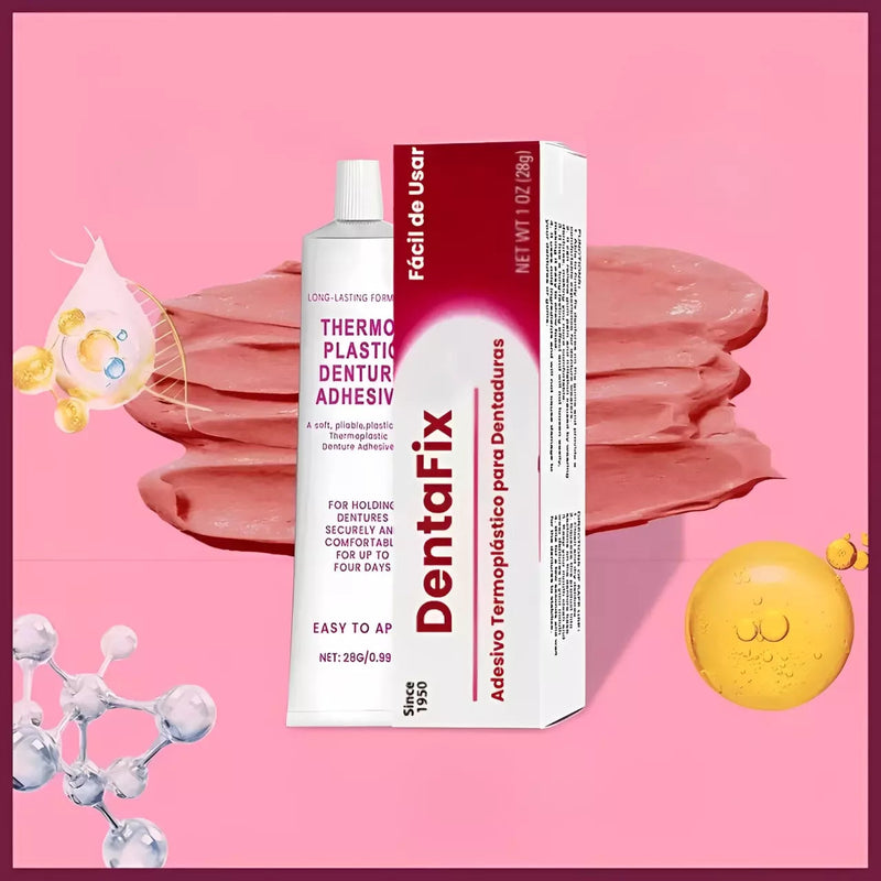 Kit 5 Dentalfix - Fixador e Adesivo Para Dentadura - Mega Fixação e Conforto